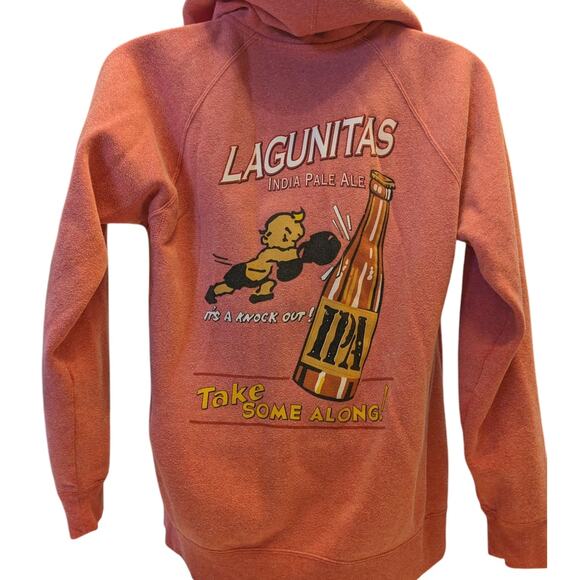 Lagunitas IPA Hoodie Independent Trading Co Mens Small Full Zip Beer Graphic - Picture 1 of 16